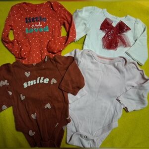 Adorable Baby Bodysuits Bundle Of 4